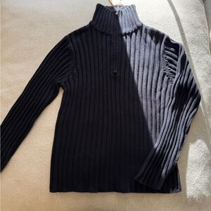 Banana Republic Blue Ribbed Sweater